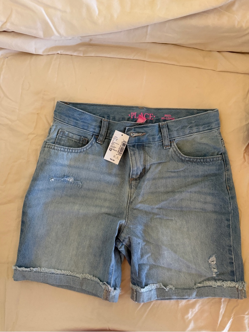 Place Denim Bermuda Shorts for Girls